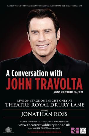 A CONVERSATION WITH JOHN TRAVOLTA Set for London's West End, 2/16