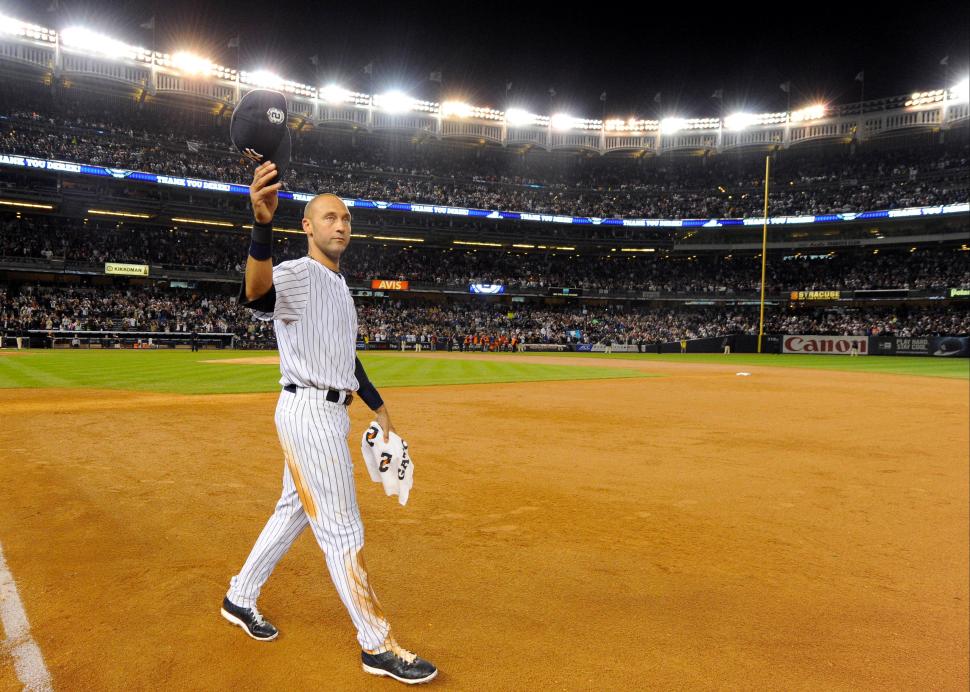Somehow the perfect ending to the night and Derek Jeter’s Yankee Stadium career, was his career