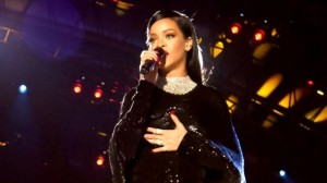 Rihanna Talks New Music at Virginia Military Base